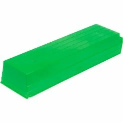 Promo 🌟 Global Industrial™ Plastic Nesting Storage Shelf Bin 6-5/8"W x 23-5/8"D x 4"H Green - Pkg Qty 6 😉 -Containers shop 184842GN 03