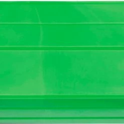 Promo 🌟 Global Industrial™ Plastic Nesting Storage Shelf Bin 6-5/8"W x 23-5/8"D x 4"H Green - Pkg Qty 6 😉 -Containers shop 184842GN 05