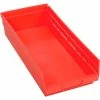 Buy 👏 Global Industrial™ Plastic Nesting Storage Shelf Bin 8-3/8"W x 17-7/8"D x 4"H Red - Pkg Qty 12 🥰