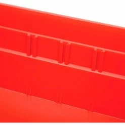 Buy 👏 Global Industrial™ Plastic Nesting Storage Shelf Bin 8-3/8"W x 17-7/8"D x 4"H Red - Pkg Qty 12 🥰 -Containers shop 184844RD 06