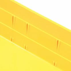 Top 10 🔔 Global Industrial™ Plastic Nesting Storage Shelf Bin 11-1/8"W x 17-7/8"D x 4"H Yellow - Pkg Qty 12 👍 -Containers shop 184846YL 05