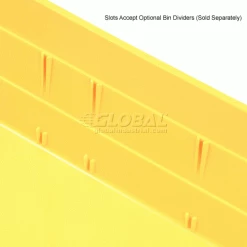 Top 10 🔔 Global Industrial™ Plastic Nesting Storage Shelf Bin 11-1/8"W x 17-7/8"D x 4"H Yellow - Pkg Qty 12 👍 -Containers shop 184846YL 3wco