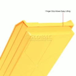 Top 10 🔔 Global Industrial™ Plastic Nesting Storage Shelf Bin 11-1/8"W x 17-7/8"D x 4"H Yellow - Pkg Qty 12 👍 -Containers shop 184846YL 4wco