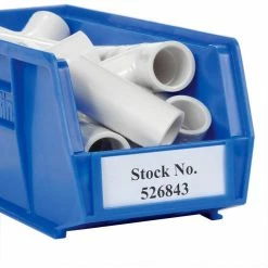 Brand new ✔️ Akro-Mils® AkroBin® Plastic Stack & Hang Bin, 4-1/8"W x 10-7/8"D x 4"H, Blue - Pkg Qty 12 🎁 -Containers shop 188013BL 05