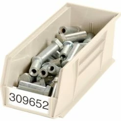 Flash Sale 💯 Akro-Mils® AkroBin® Plastic Stack & Hang Bin, 5-1/2"W x 14-3/4"D x 5"H, Stone - Pkg Qty 12 ⭐ -Containers shop 188015BG 03