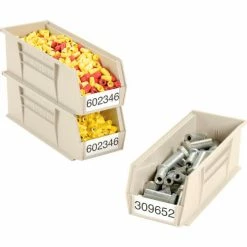 Flash Sale 💯 Akro-Mils® AkroBin® Plastic Stack & Hang Bin, 5-1/2"W x 14-3/4"D x 5"H, Stone - Pkg Qty 12 ⭐ -Containers shop 188015BG 09