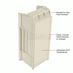 Flash Sale 💯 Akro-Mils® AkroBin® Plastic Stack & Hang Bin, 5-1/2"W x 14-3/4"D x 5"H, Stone - Pkg Qty 12 ⭐ -Containers shop 188015BG 2wco