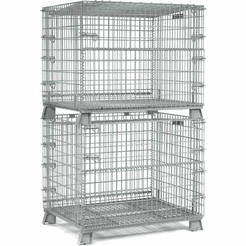 Outlet 🎁 Global Industrial Folding Wire Container 48"L x 40"W x 36-1/2"H 5000 Lb. Capacity 🔔 23 Outlet 🎁 Global Industrial Folding Wire Container 48"L x 40"W x 36-1/2"H 5000 Lb. Capacity 🔔 - Image 23