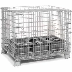 Outlet 🎁 Global Industrial Folding Wire Container 48"L x 40"W x 36-1/2"H 5000 Lb. Capacity 🔔 69 Outlet 🎁 Global Industrial Folding Wire Container 48"L x 40"W x 36-1/2"H 5000 Lb. Capacity 🔔 -Containers shop 198696 54 5