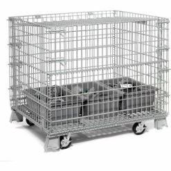 Outlet 🎁 Global Industrial Folding Wire Container 48"L x 40"W x 36-1/2"H 5000 Lb. Capacity 🔔 70 Outlet 🎁 Global Industrial Folding Wire Container 48"L x 40"W x 36-1/2"H 5000 Lb. Capacity 🔔 -Containers shop 198696 58 5