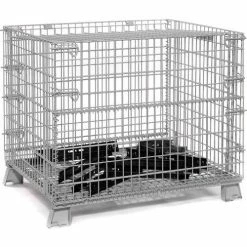 Best deal 🎉 Global Industrial™ Folding Wire Container 48"L x 40"W x 42-1/2"H 5000 Lb. Capacity 😍 -Containers shop 198696 64 4