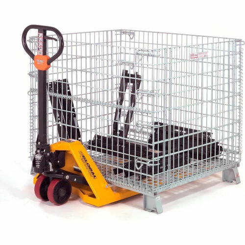 Outlet 🎁 Global Industrial Folding Wire Container 48"L x 40"W x 36-1/2"H 5000 Lb. Capacity 🔔 35 Outlet 🎁 Global Industrial Folding Wire Container 48"L x 40"W x 36-1/2"H 5000 Lb. Capacity 🔔 - Image 35