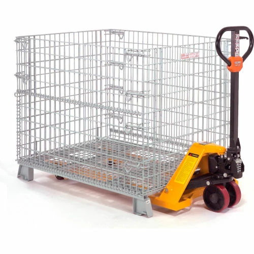 Outlet 🎁 Global Industrial Folding Wire Container 48"L x 40"W x 36-1/2"H 5000 Lb. Capacity 🔔 37 Outlet 🎁 Global Industrial Folding Wire Container 48"L x 40"W x 36-1/2"H 5000 Lb. Capacity 🔔 - Image 37