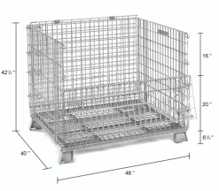 Best reviews of โจ Global Industrial Folding Wire Container, 48"L x 40"W x 42-1/2"H, 4000 Lb. Capacity ๐ 98 Best reviews of โจ Global Industrial Folding Wire Container, 48"L x 40"W x 42-1/2"H, 4000 Lb. Capacity ๐ -Containers shop 198697 dim