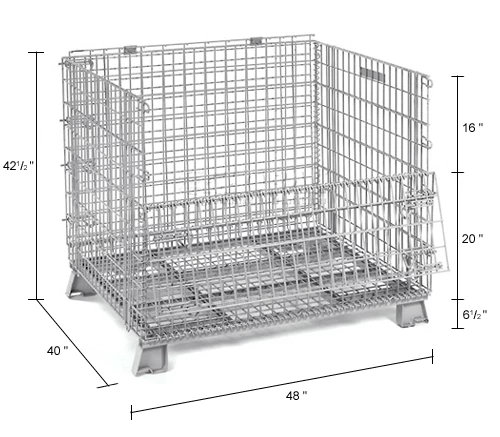 Best reviews of โจ Global Industrial Folding Wire Container, 48"L x 40"W x 42-1/2"H, 4000 Lb. Capacity ๐ 49 Best reviews of โจ Global Industrial Folding Wire Container, 48"L x 40"W x 42-1/2"H, 4000 Lb. Capacity ๐ - Image 49