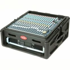 Best Sale 😉 SKB Corporation SKB Cases 10 x 2 Roto Rack/Mixer Console 1SKB-R102 Black, Keyed Lock, Water Resistant ⌛