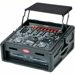 Best Sale 😉 SKB Corporation SKB Cases 10 x 2 Roto Rack/Mixer Console 1SKB-R102 Black, Keyed Lock, Water Resistant ⌛ -Containers shop 1SKB R102 6