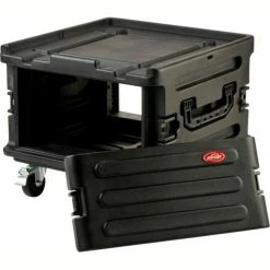 Best Sale 💯 SKB Corporation SKB Roto Molded Rack Expansion Case 1SKB-R1906 W/Wheels Water Resistant, 25-1/2"L x 26"W 😉