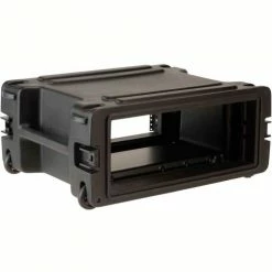 Best Sale ⌛ SKB Corporation SKB Cases 4U Roto Rolling Rack 1SKB-R4UW Black, Keyed Lock, Water Resistant 😀 -Containers shop 1SKB R4W 3