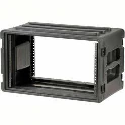 Promo 🥰 SKB Corporation SKB Cases Shallow 6U Roto Rack 1SKB-R6S Black, Water Resistant ❤️ -Containers shop 1SKB R6S 5
