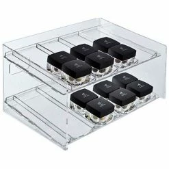 Budget ⌛ Global Approved 222482, 8 Compartment Cosmetic Display, 12"W x 6.5"H x 8"D, CLR, 1 Pc 😀