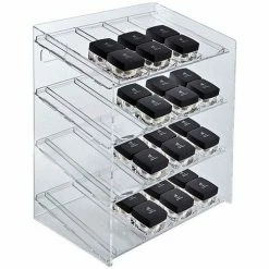 Wholesale ✨ Global Approved 222484, 16 Compartment Cosmetic Display, 12"W x 14.5"H x 8.5"D, CLR, 1 Pc 🤩