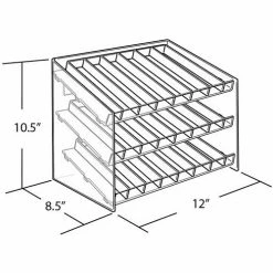 New ✨ Global Approved 222683, 24 Compartment Cosmetic Display, 12"W x 10.5"H x 8"D, CLR, 1 Pc 🌟 6 New ✨ Global Approved 222683, 24 Compartment Cosmetic Display, 12"W x 10.5"H x 8"D, CLR, 1 Pc 🌟 -Containers shop 222683 2