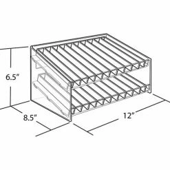 Best Pirce 🧨 Global Approved 222882, 24 Compartment Cosmetic Display, 12"W x 6.5"H x 8.5"D, CLR, 1 Pc ⌛ -Containers shop 222882 3