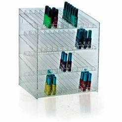 Best Pirce ❤️ Global Approved 222884, 48 Compartment Cosmetic Display, 12"W x 14.5"H x 8.5"D, CLR, 1 Pc 😀