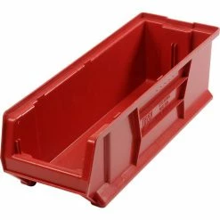 Flash Sale 🎉 Quantum Storage Systems Quantum Plastic Hulk Stacking Bin, 8-1/4"W x 24"D x 9"H, Red - Pkg Qty 6 🔥 -Containers shop 238048RD 04
