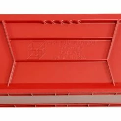 Flash Sale 🎉 Quantum Storage Systems Quantum Plastic Hulk Stacking Bin, 8-1/4"W x 24"D x 9"H, Red - Pkg Qty 6 🔥 -Containers shop 238048RD 07