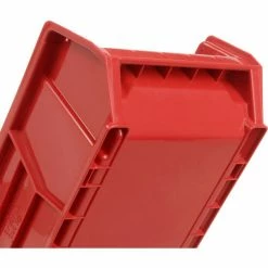 Discount 😉 Quantum Storage Systems Quantum Plastic Hulk Stacking Bin, 11"W x 24"D x 7"H, Red - Pkg Qty 4 😍 -Containers shop 238050RD 06