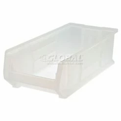 Best deal 🎉 Quantum Storage Systems Quantum Plastic Hulk Stacking Bin, 18-1/4"W x 24"D x 12"H, Clear 🤩