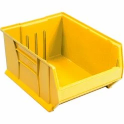 Discount ๐ Quantum Storage Systems Quantum Plastic Hulk Stacking Bin, 18-1/4"W x 24"D x 12"H, Yellow โ๏ธ