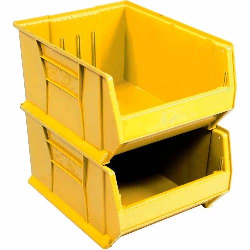 Wholesale ๐ฏ Quantum Storage Systems Quantum Plastic Hulk Stacking Bin, 16-1/2"W x 24"D x 11"H, Yellow ๐ 2 Wholesale ๐ฏ Quantum Storage Systems Quantum Plastic Hulk Stacking Bin, 16-1/2"W x 24"D x 11"H, Yellow ๐ - Image 2