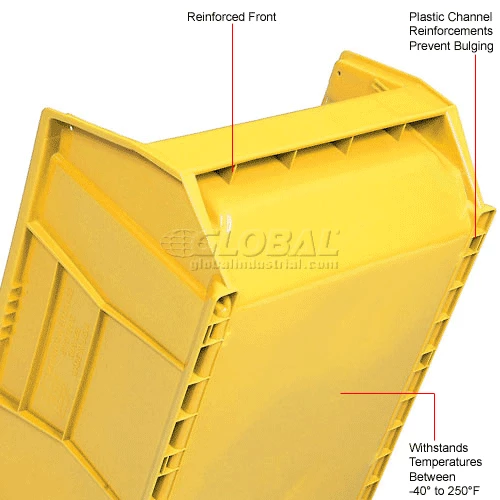 Wholesale ๐ฏ Quantum Storage Systems Quantum Plastic Hulk Stacking Bin, 16-1/2"W x 24"D x 11"H, Yellow ๐ 11 Wholesale ๐ฏ Quantum Storage Systems Quantum Plastic Hulk Stacking Bin, 16-1/2"W x 24"D x 11"H, Yellow ๐ - Image 11