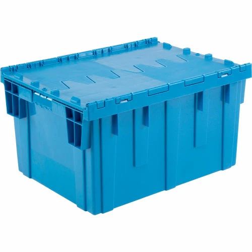 Best Pirce ✨ Global Industrial Plastic Shipping/Storage Tote W/Attached Lid, 28-1/8"x20-3/4"x15-5/8", Blue 💯 1 Best Pirce ✨ Global Industrial Plastic Shipping/Storage Tote W/Attached Lid, 28-1/8"x20-3/4"x15-5/8", Blue 💯