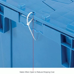 Best Pirce ✨ Global Industrial Plastic Shipping/Storage Tote W/Attached Lid, 28-1/8"x20-3/4"x15-5/8", Blue 💯 38 Best Pirce ✨ Global Industrial Plastic Shipping/Storage Tote W/Attached Lid, 28-1/8"x20-3/4"x15-5/8", Blue 💯 -Containers shop 238148BLIN 5wco