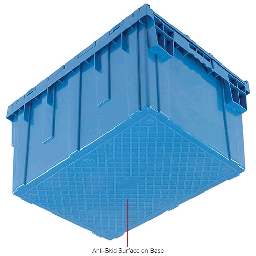 Best Pirce ✨ Global Industrial Plastic Shipping/Storage Tote W/Attached Lid, 28-1/8"x20-3/4"x15-5/8", Blue 💯 19 Best Pirce ✨ Global Industrial Plastic Shipping/Storage Tote W/Attached Lid, 28-1/8"x20-3/4"x15-5/8", Blue 💯 - Image 19