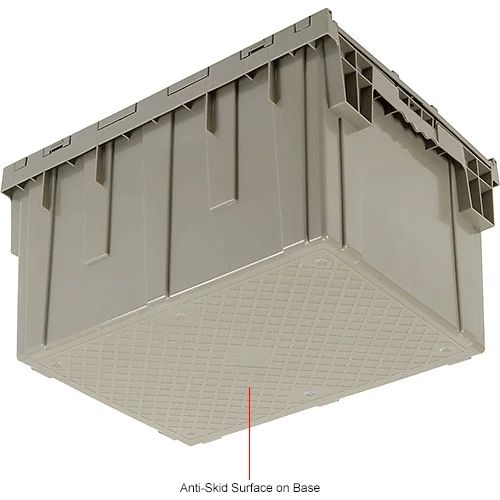 Brand new 👏 Global Industrial Plastic Shipping/Storage Tote W/Attached Lid, 28-1/8"x20-3/4"x15-5/8", Gray 💯 19 Brand new 👏 Global Industrial Plastic Shipping/Storage Tote W/Attached Lid, 28-1/8"x20-3/4"x15-5/8", Gray 💯 - Image 19