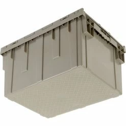 Brand new 👏 Global Industrial Plastic Shipping/Storage Tote W/Attached Lid, 28-1/8"x20-3/4"x15-5/8", Gray 💯 27 Brand new 👏 Global Industrial Plastic Shipping/Storage Tote W/Attached Lid, 28-1/8"x20-3/4"x15-5/8", Gray 💯 -Containers shop 238148 07