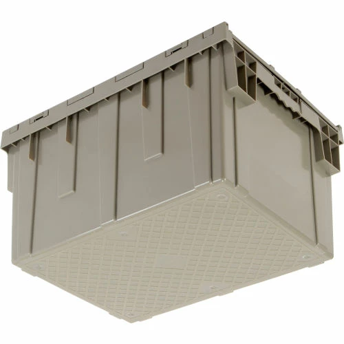 Brand new 👏 Global Industrial Plastic Shipping/Storage Tote W/Attached Lid, 28-1/8"x20-3/4"x15-5/8", Gray 💯 8 Brand new 👏 Global Industrial Plastic Shipping/Storage Tote W/Attached Lid, 28-1/8"x20-3/4"x15-5/8", Gray 💯 - Image 8