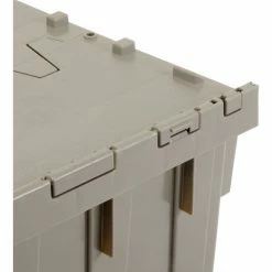 Brand new 👏 Global Industrial Plastic Shipping/Storage Tote W/Attached Lid, 28-1/8"x20-3/4"x15-5/8", Gray 💯 28 Brand new 👏 Global Industrial Plastic Shipping/Storage Tote W/Attached Lid, 28-1/8"x20-3/4"x15-5/8", Gray 💯 -Containers shop 238148 08