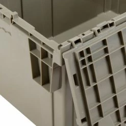 Brand new 👏 Global Industrial Plastic Shipping/Storage Tote W/Attached Lid, 28-1/8"x20-3/4"x15-5/8", Gray 💯 29 Brand new 👏 Global Industrial Plastic Shipping/Storage Tote W/Attached Lid, 28-1/8"x20-3/4"x15-5/8", Gray 💯 -Containers shop 238148 09