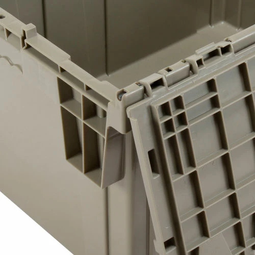 Brand new 👏 Global Industrial Plastic Shipping/Storage Tote W/Attached Lid, 28-1/8"x20-3/4"x15-5/8", Gray 💯 10 Brand new 👏 Global Industrial Plastic Shipping/Storage Tote W/Attached Lid, 28-1/8"x20-3/4"x15-5/8", Gray 💯 - Image 10