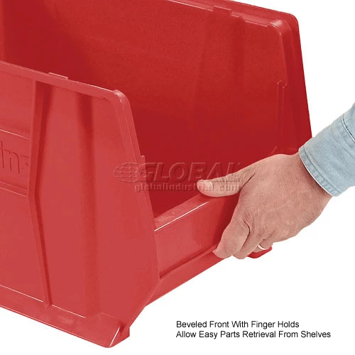 Brand new 🤩 Akro-Mils® Super-Size AkroBin® Plastic Stacking Bin, 12-3/8"W x 20"D x 12"H, Red - Pkg Qty 2 👍 13 Brand new 🤩 Akro-Mils® Super-Size AkroBin® Plastic Stacking Bin, 12-3/8"W x 20"D x 12"H, Red - Pkg Qty 2 👍 - Image 13