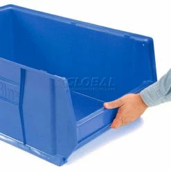 Best reviews of 🛒 Akro-Mils® Super-Size AkroBin® Plastic Stacking Bin, 11"W x 29-7/8"D x 10"H, Blue - Pkg Qty 4 ✔️ -Containers shop 238286BL 03