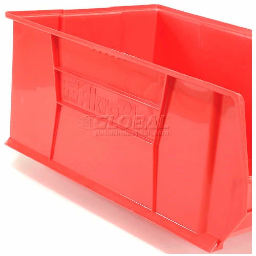 Cheapest ⌛ Akro-Mils® Super-Size AkroBin® Plastic Stacking Bin, 11"W x 23-7/8"D x 10"H, Red - Pkg Qty 4 ❤️ 5 Cheapest ⌛ Akro-Mils® Super-Size AkroBin® Plastic Stacking Bin, 11"W x 23-7/8"D x 10"H, Red - Pkg Qty 4 ❤️ - Image 5
