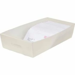 Outlet ⭐ Global Industrial™ Corrugated Plastic Mail Tray 24-1/2 X 12 X 4-1/2 Natural - Pkg Qty 10 🌟