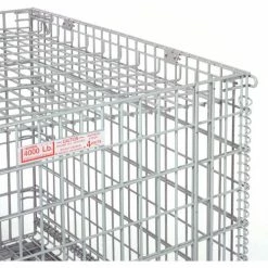 Promo 🎁 Global Industrial™ Folding Wire Container 40"L x 32"W x 34-1/2"H 4000 Lb. Capacity 😍 -Containers shop 239341 33 2
